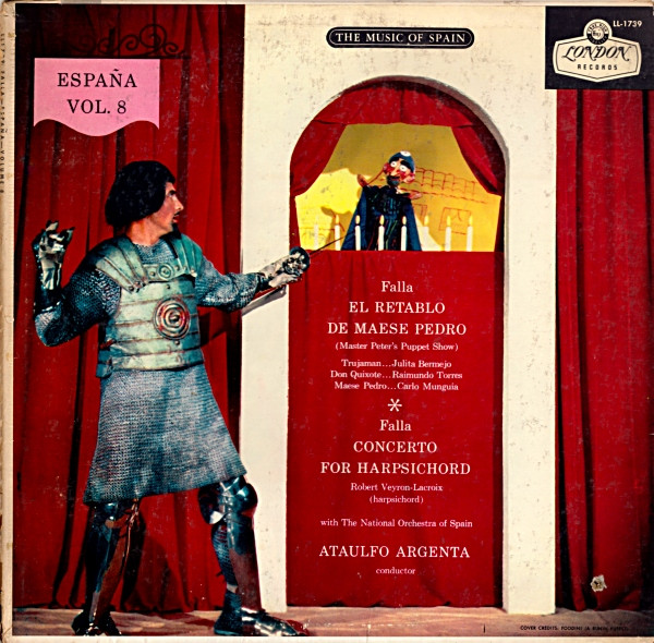 Manuel de Falla : Julita Bermejo, Raimundo Torres, Carlos Munguía ; Robert Veyron-Lacroix ; Orquesta Nacional De España, Ataúlfo Argenta-0