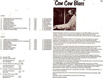 Cow Cow Davenport-1