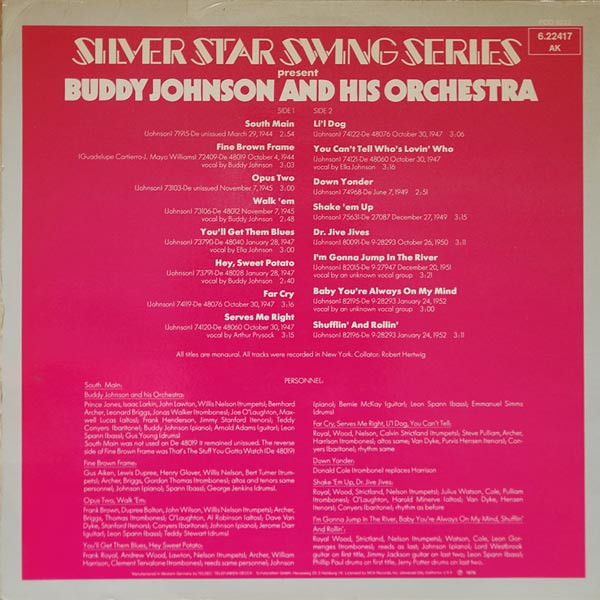 Buddy Johnson And His Orchestra-1