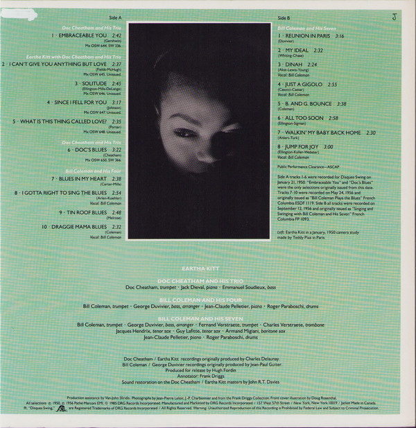 Eartha Kitt, Doc Cheatham, Bill Coleman (2)-1