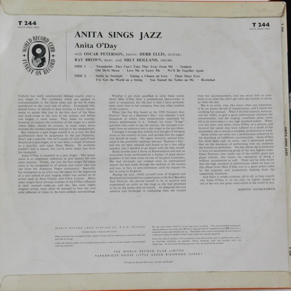 Anita O'Day With The Oscar Peterson Trio And Milt Holland-1