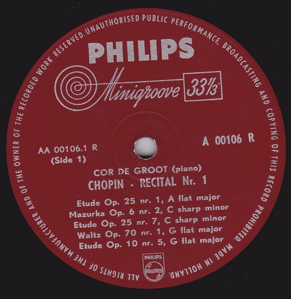 Frédéric Chopin Played By Cor de Groot-1
