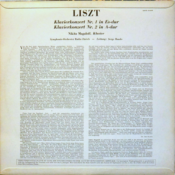 Franz Liszt, Nikita Magaloff, Zurich Radio Orchestra · Serge Baudo-1