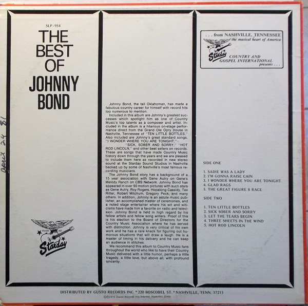 Johnny Bond-1