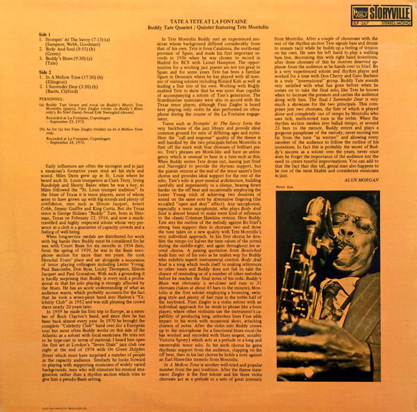 Buddy Tate Quartet Featuring Tete Montoliu-1