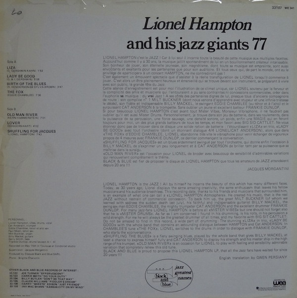 Lionel Hampton & His Giants Of Jazz-1