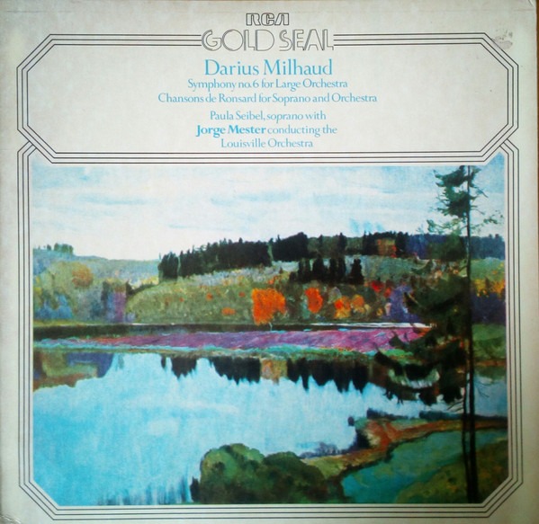 Darius Milhaud, The Louisville Orchestra, Jorge Mester, Paula Seibel-0