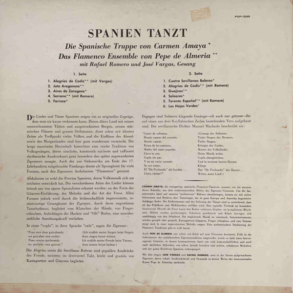 Carmen Amaya , Pepe De Almeria Und Sein Ensemble-1