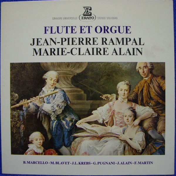 Jean-Pierre Rampal & Marie-Claire Alain - Benedetto Marcello / Michel Blavet / Gaetano Pugnani / Jehan Alain / Frank Martin (3)-0