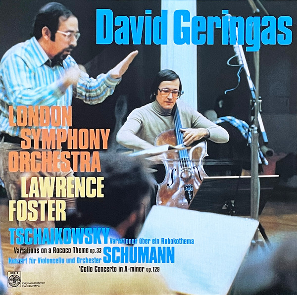 David Geringas, Lawrence Foster, London Symphony Orchestra, Robert Schumann, Pyotr Ilyich Tchaikovsky-0