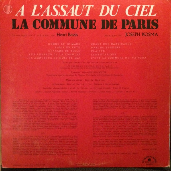 Joseph Kosma / Ensemble Populaire De Paris-1