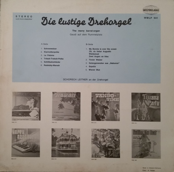 Die Lustige Drehorgel An Der Drehorgel: Schorsch Leitner-1