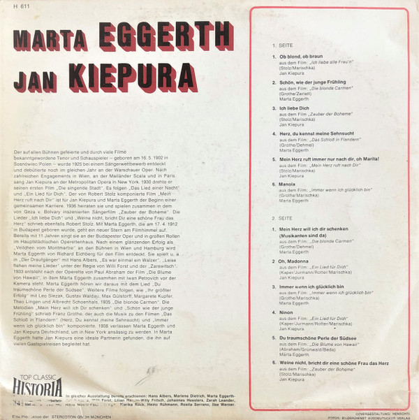 Marta Eggerth, Jan Kiepura-1