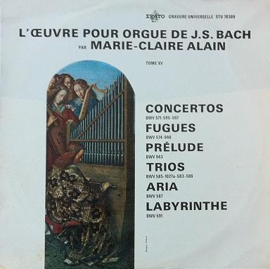 Johann Sebastian Bach - Marie-Claire Alain-0