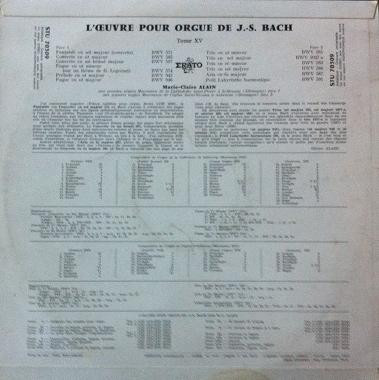 Johann Sebastian Bach - Marie-Claire Alain-1