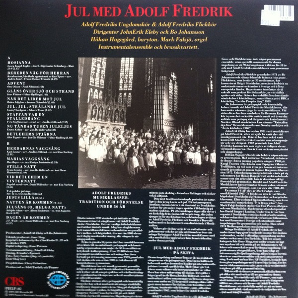 Adolf Fredriks Ungdomskör & Adolf Fredriks Flickkör, Håkan Hagegård-1