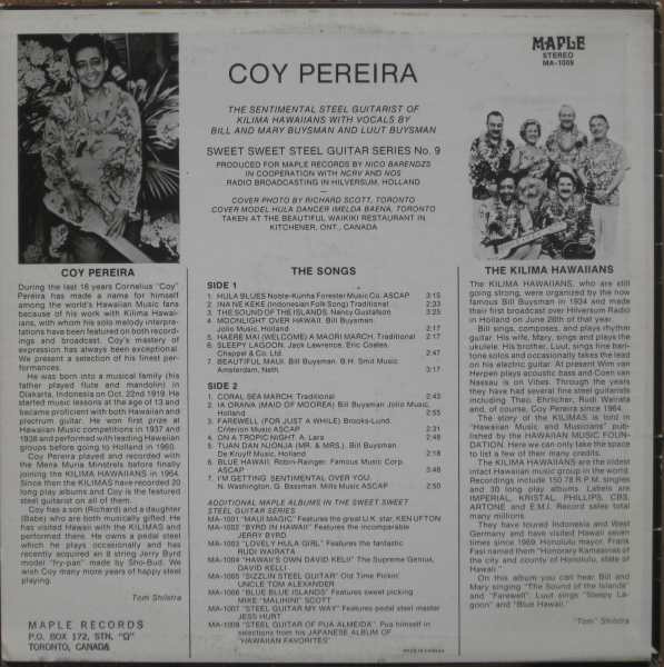 Coy Pereira & De Kilima Hawaiians-1