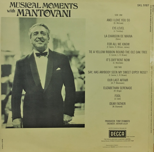 Mantovani And His Orchestra-1