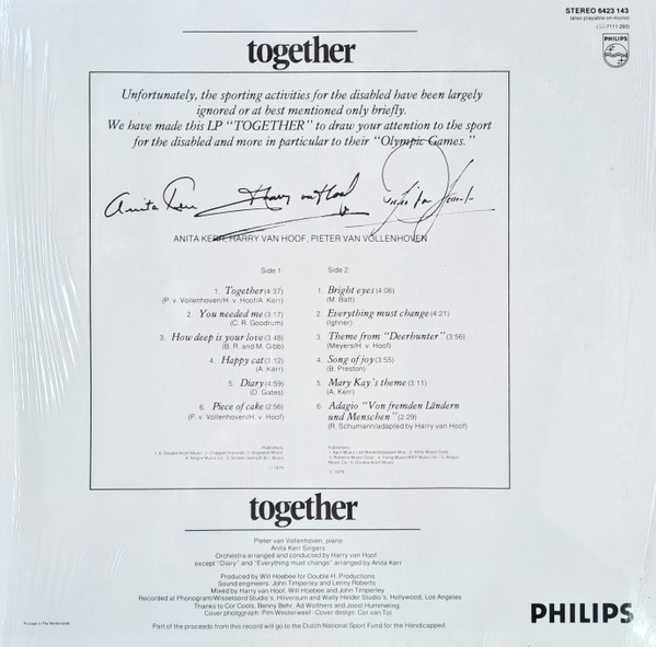 Anita Kerr, Harry van Hoof, Pieter van Vollenhoven-1