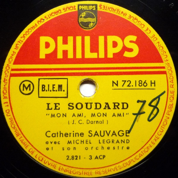 Catherine Sauvage Avec Michel Legrand Et Son Orchestre-0