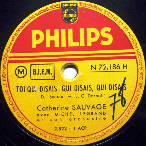 Catherine Sauvage Avec Michel Legrand Et Son Orchestre-1