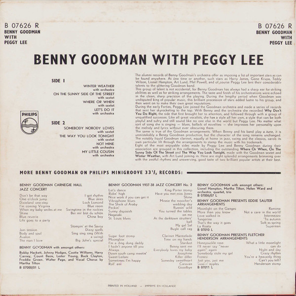 Benny Goodman With Peggy Lee-1