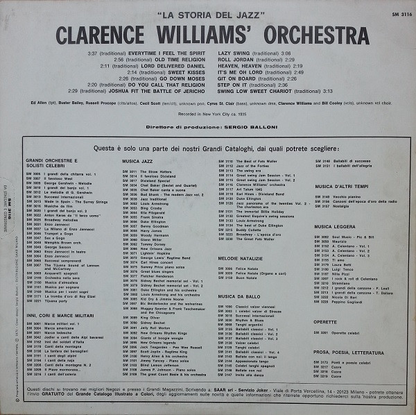 Clarence Williams And His Orchestra-1