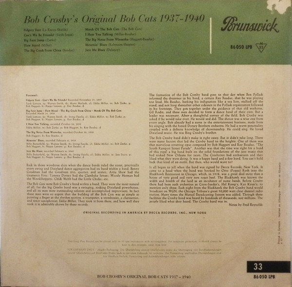 Bob Crosby And The Bob Cats-1
