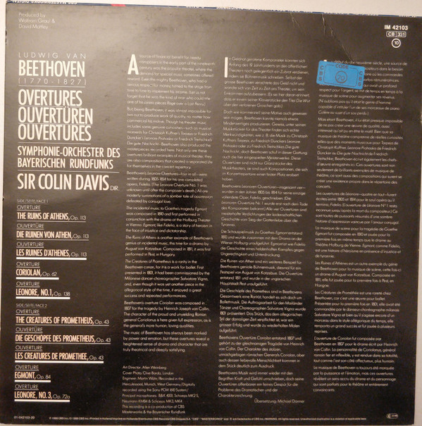 Ludwig van Beethoven - Symphonie-Orchester Des Bayerischen Rundfunks, Sir Colin Davis-1