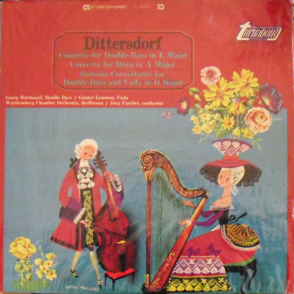 Carl Ditters von Dittersdorf - Georg Hörtnagel / Günther Lemmen / Württembergisches Kammerorchester / Jörg Faerber-0