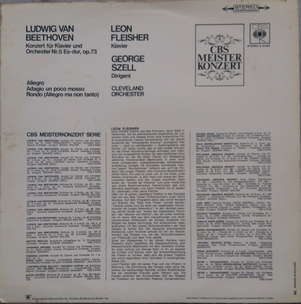 Ludwig Van Beethoven - Leon Fleisher, George Szell, The Cleveland Orchestra-1