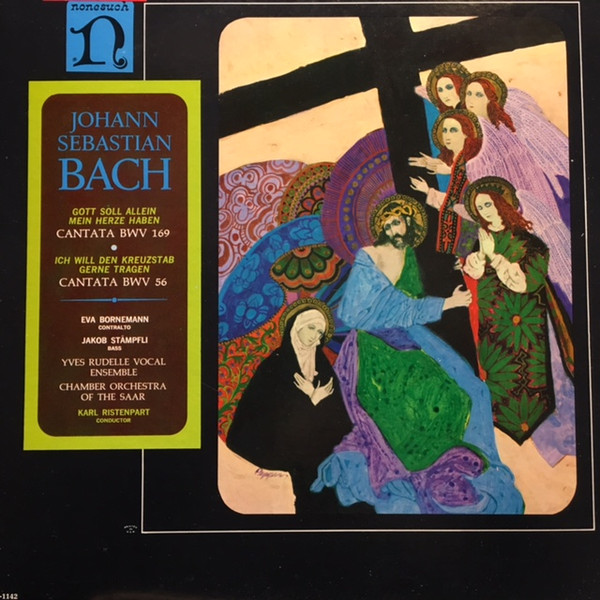 Johann Sebastian Bach / Eva Bornemann, Prof. Jakob Stämpfli, Yves Rudelle Vocal Ensemble, Kammerorchester Des Saarländischen Rundfunks, Saarbrücken, Karl Ristenpart-0