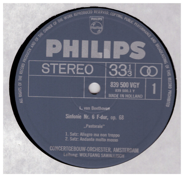 Ludwig van Beethoven, Concertgebouworkest, Wolfgang Sawallisch-1