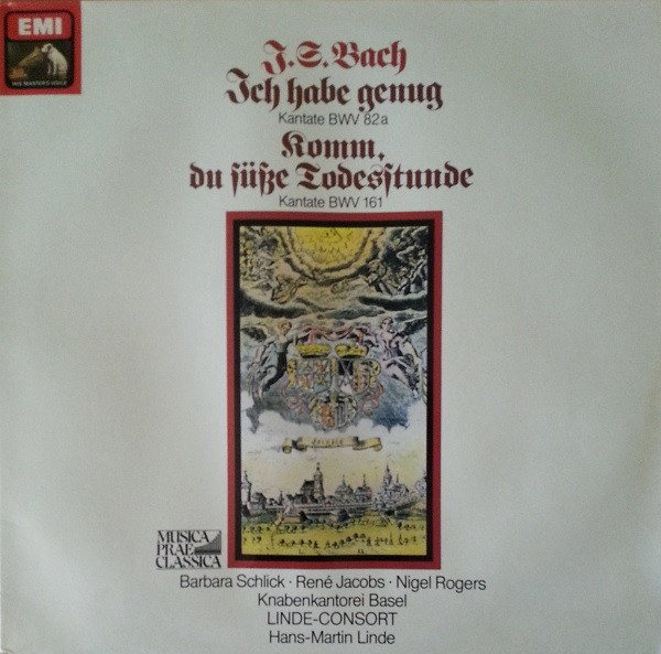 Johann Sebastian Bach, Barbara Schlick, René Jacobs, Nigel Rogers (2), Knabenkantorei Basel, Linde-Consort, Hans-Martin Linde-0