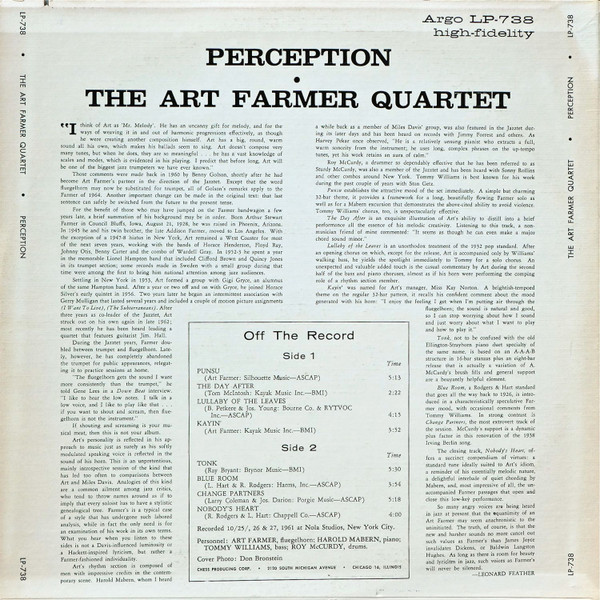 Art Farmer Quartet-1