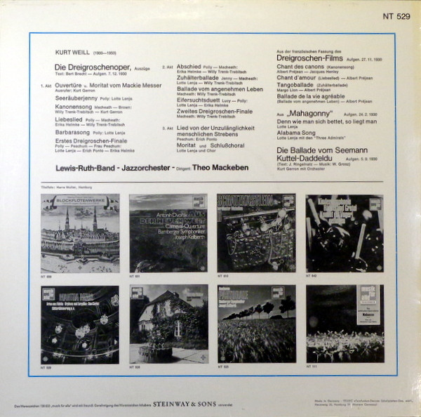 Bertolt Brecht - Kurt Weill, Lotte Lenya-1