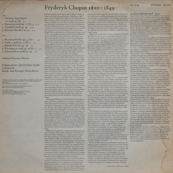 Frédéric Chopin, Andreas Pistorius-1