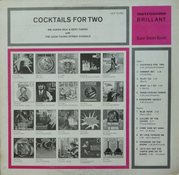 Acker Bilk & Bent Fabric With The Leon Young String Chorale-1