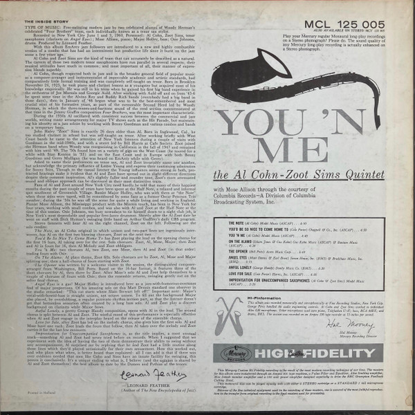 Al Cohn - Zoot Sims Quintet-1