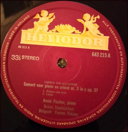 Ludwig van Beethoven, Wolfgang Amadeus Mozart, Annie Fischer, Ferenc Fricsay-1