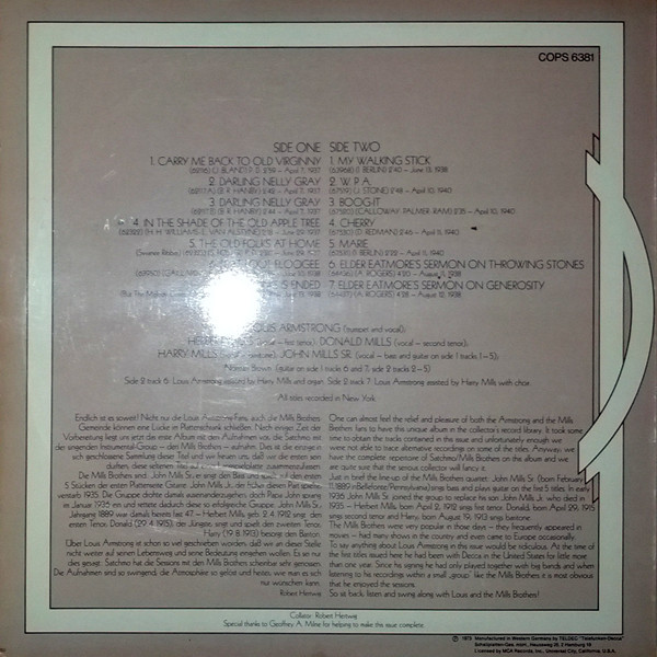 Louis Armstrong And The Mills Brothers-1