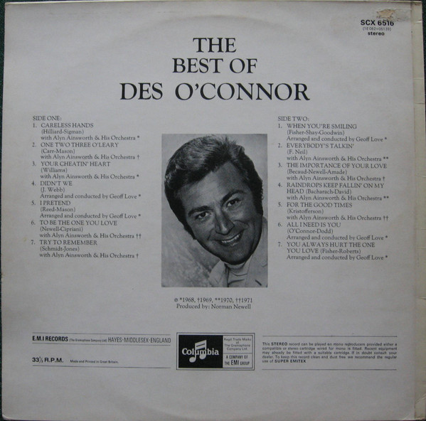 Des O'Connor With The Alyn Ainsworth Orchestra-1