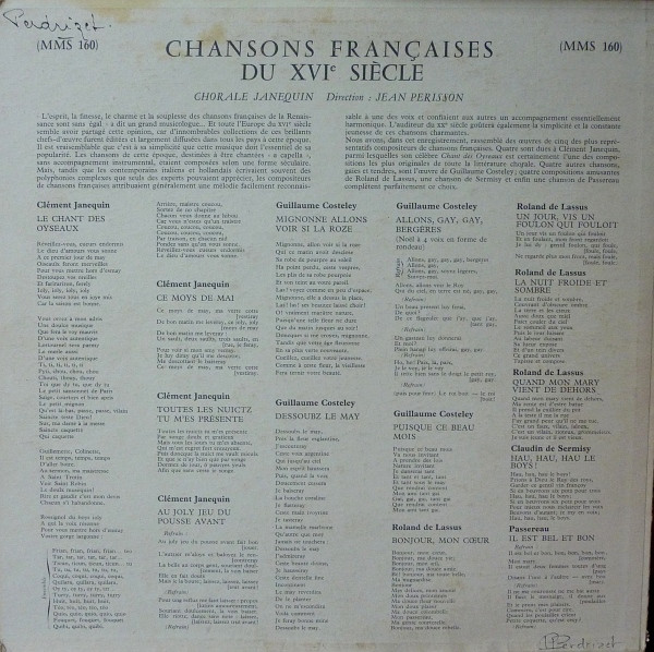 Chorale Janequin , Direction Jean Périsson-1
