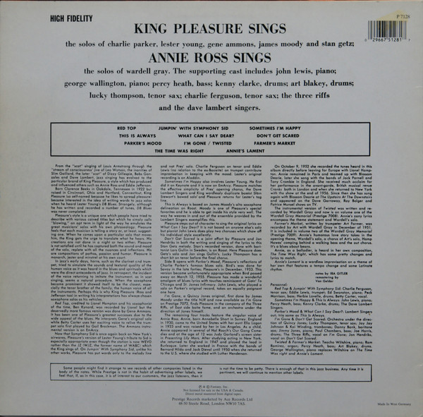 King Pleasure / Annie Ross-1
