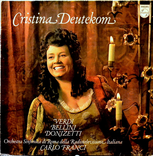Cristina Deutekom / Giuseppe Verdi, Vincenzo Bellini, Gaetano Donizetti, Orchestra Sinfonica Di Roma Della RAI-0