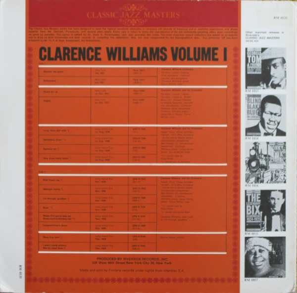 Clarence Williams And His Orchestra-1