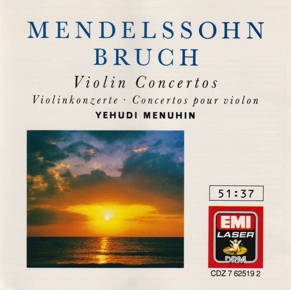 Felix Mendelssohn-Bartholdy / Max Bruch - Yehudi Menuhin / Rafael Frühbeck De Burgos / Sir Adrian Boult-0