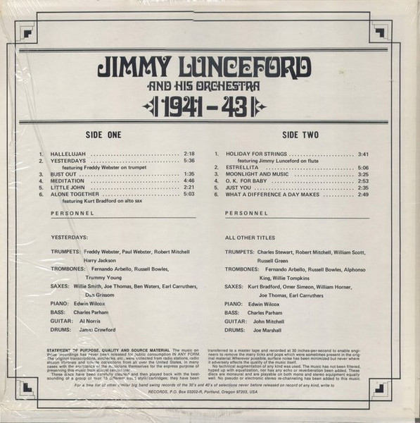 Jimmie Lunceford And His Orchestra-1
