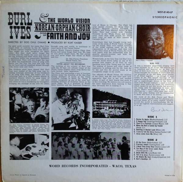 Burl Ives & The Korean Orphan Choir-1