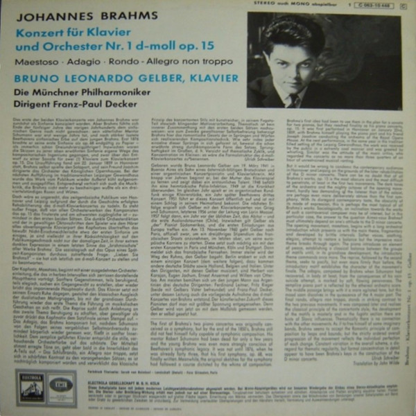 Johannes Brahms - Bruno Leonardo Gelber, Münchner Philharmoniker, Franz-Paul Decker-1